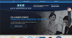 Desktop Screenshot of alexhernandezlaw.com